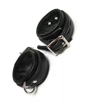 Premium Leather Lined Locking Ankle Cuffs