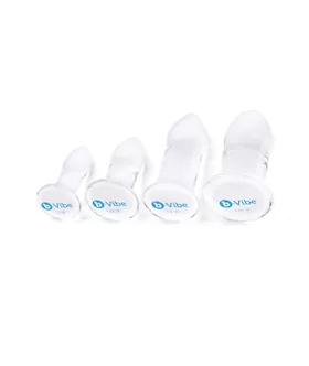 Glass Anal Dilators Set Set of Four