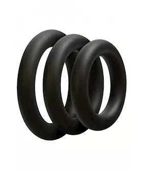 Amore Silicone Cock Ring 3 Piece Set