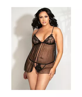 Angelic 2Piece Babydoll Set