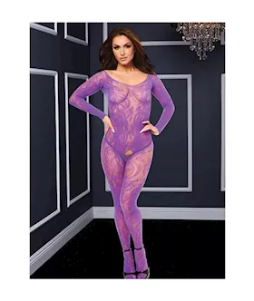 Long Sleeve Crotchless Bodystocking