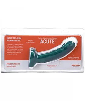 Tantus Acute Silicone Dildo Emerald